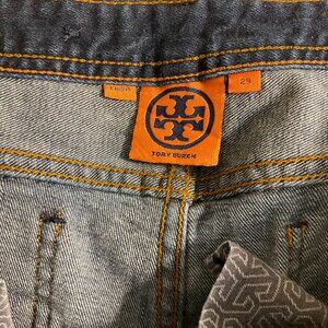 Tory Burch-Classic Tory Boot Jeans, Dark Wash, Sz 29